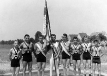Greim, Schwarz, M. Kammerer, L. Kammerer, Gutwein, Scholl, Kraft, Ruggaber (1957) Greim, Schwarz, M. Kammerer, L. Kammerer, Gutwein, Scholl, Kraft, Ruggaber (1957)